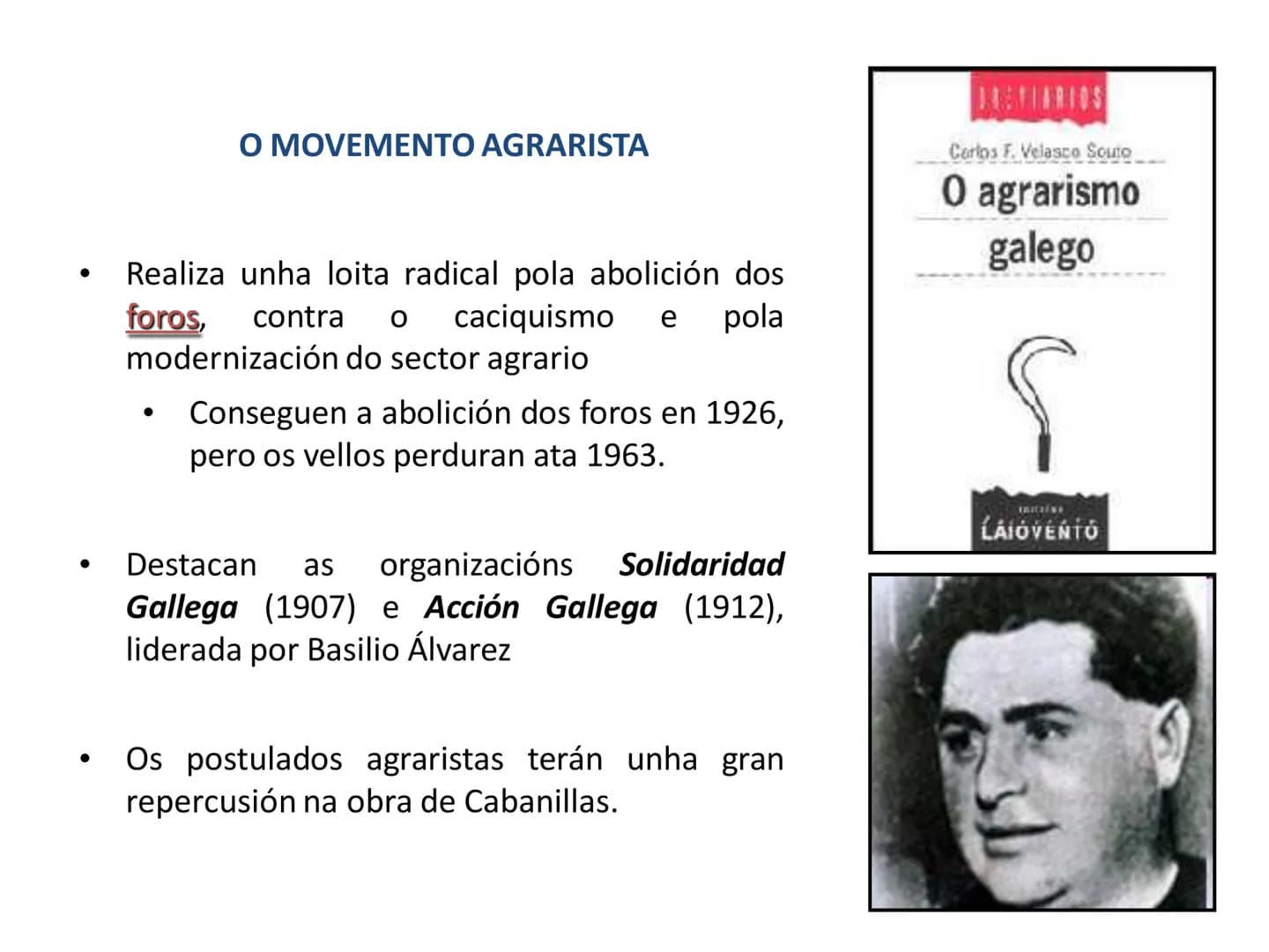 # TEMA 1. A POESÍA DAS
# IRMANDADES DA FALA # A ÉPOCA DAS IRMANDADES. Contexto histórico
O inicio do século XX vén marcado por unha serie d