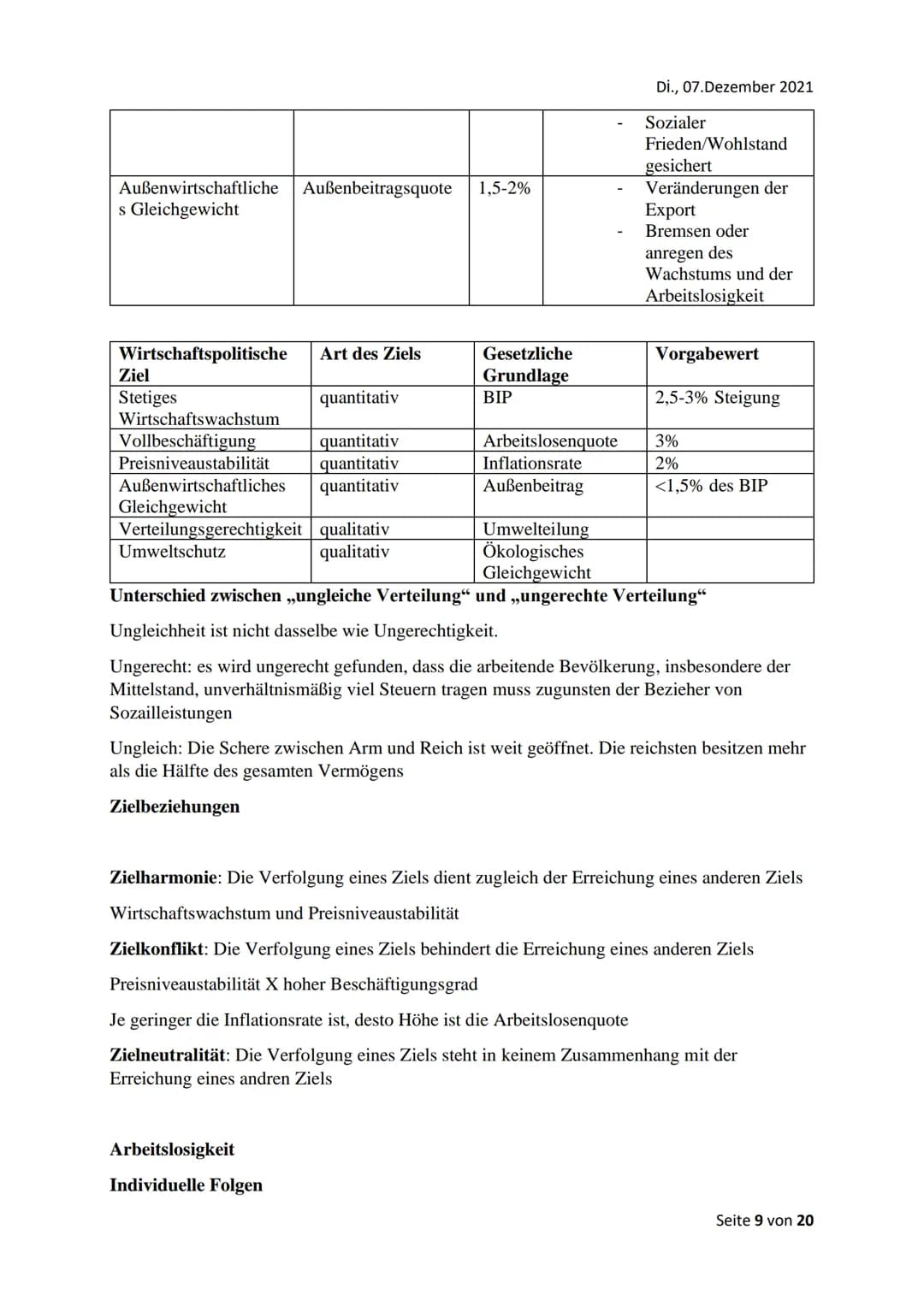 Di., 07.Dezember 2021
Grundlagen der Wirtschaftspolitik
Wirtschaftspolitische Problemfelder
Problemfeld Nr. 1: Konjunkturschwankungen
Un