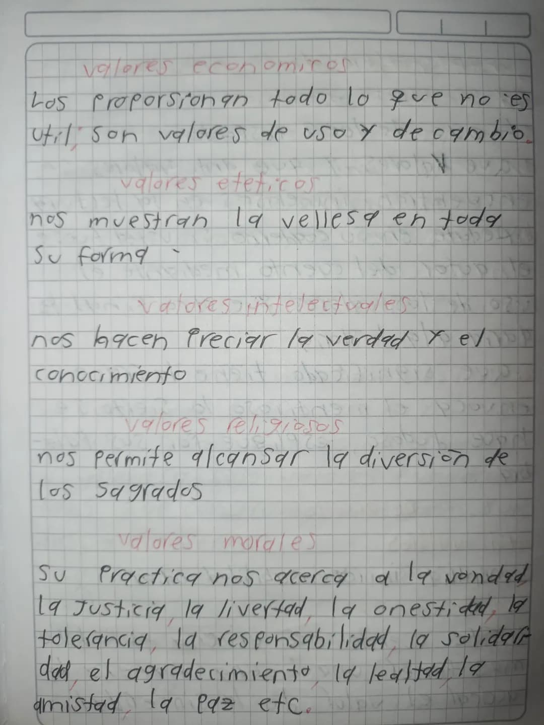 clasificación de las valores
Aunque son compleros y de varias cla.
ses todos los valores tienen como fin
me, orar la calidad de nuestra vid