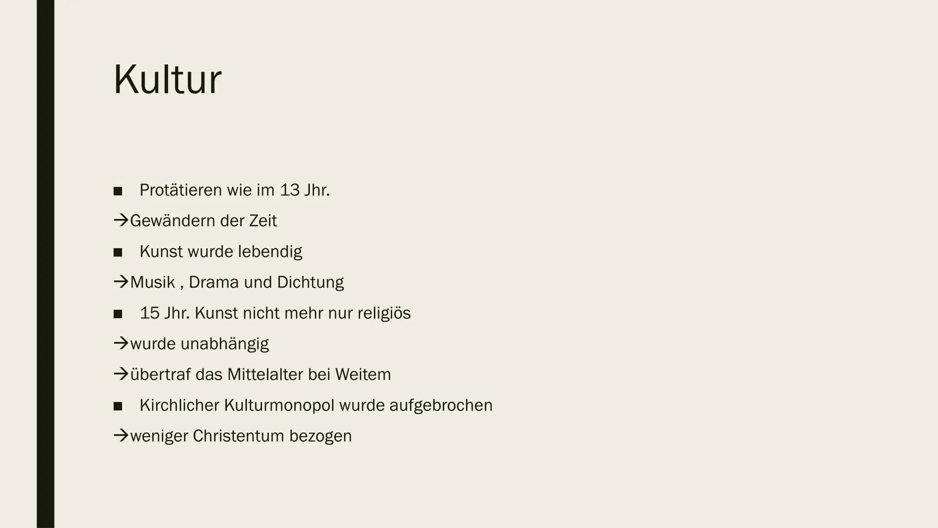 RENAISSANCE,
HUMANISMUS UND DAS
NEUE WELTBILD Renaissance
- Wiedergeburt der Antike
- Übergang von Mittelalter zur Neuzeit (1400 bis ca. 16