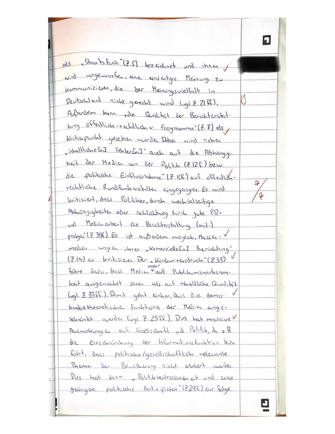 Schuljahr
2020/2021
Klausur GRW 11/1
Thema: Medien und Politik
27.11.2020
BE $\frac{35}{38}$
NP $\frac{1}{14}$
Aufgaben:
1. Sie haben