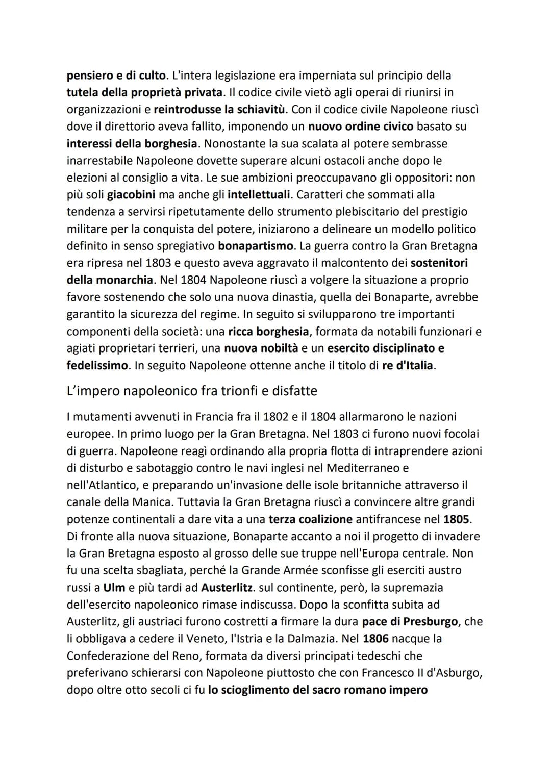 # CAPITOLO 6 La parabola politica di Napoleone
La rapida discesa del generale Bonaparte
Con il Termidoro si chiuse la fase più turbolenta