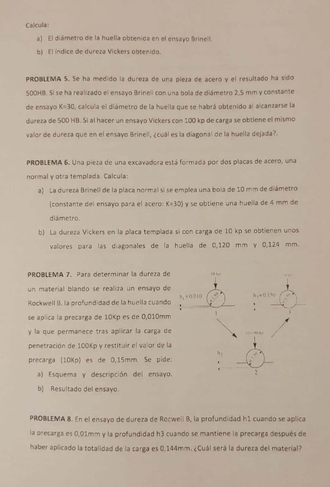Formelano tecnologia.
• Ensayos de duera
- Brvell
$HB-\frac{F}{S}$
$S = \pi \cdot D \cdot J$
$S = \pi \cdot R \cdot J$
$\frac{f = D - \
