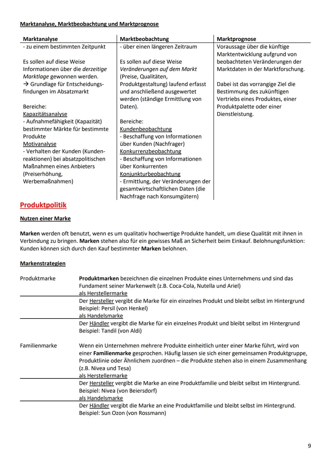 # TAF 12.1 Marketing
Arten und Methoden der Marktforschung
Definition:
Mit Marketing wird ein Unternehmen vom Markt hergeführt. Der Kunde