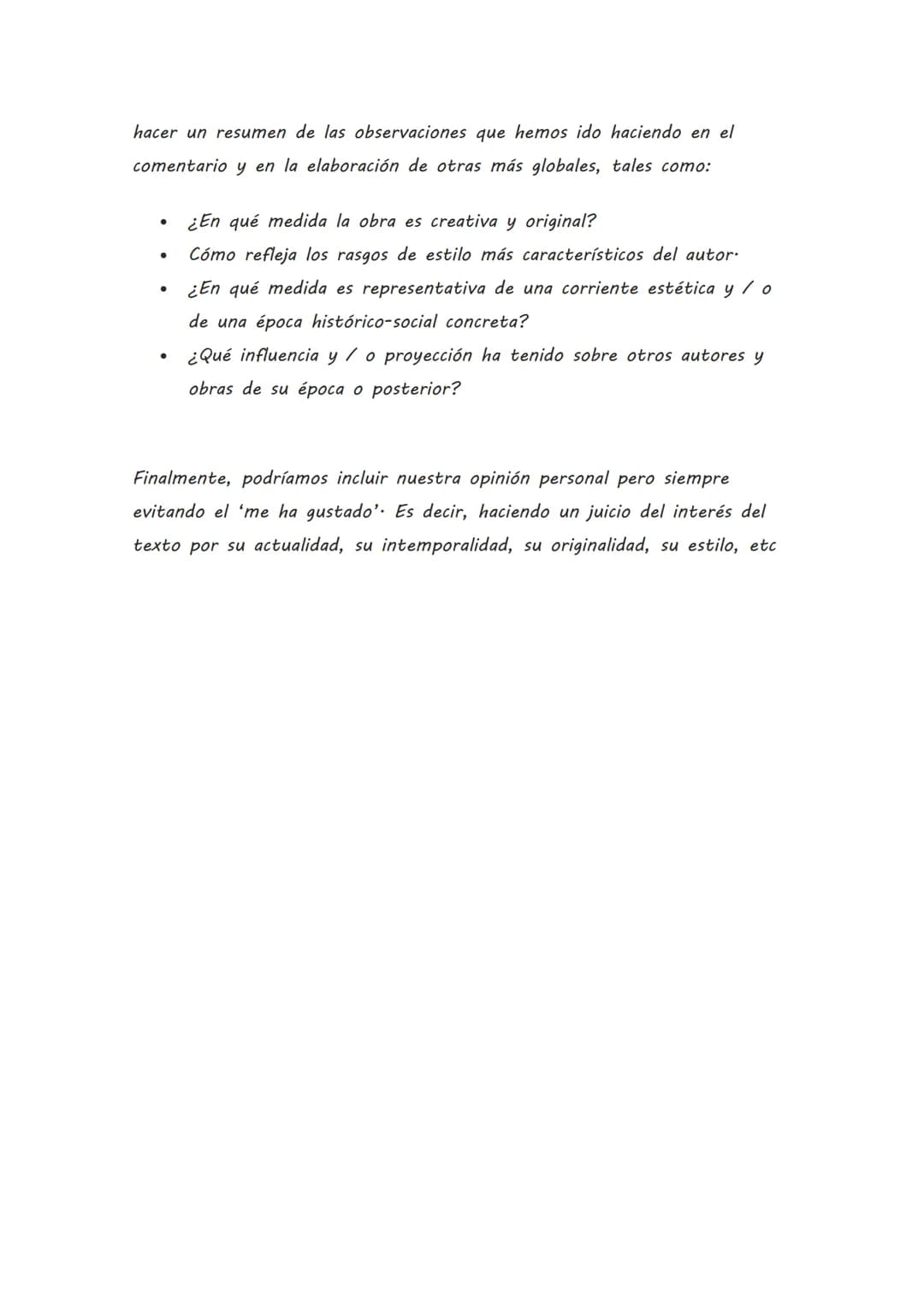 # O LECTURA ATENTA DEL TEXTO
Hay que leer el texto las veces que hagan falta para poder entenderlo a
la perfección
Es importante tener a m
