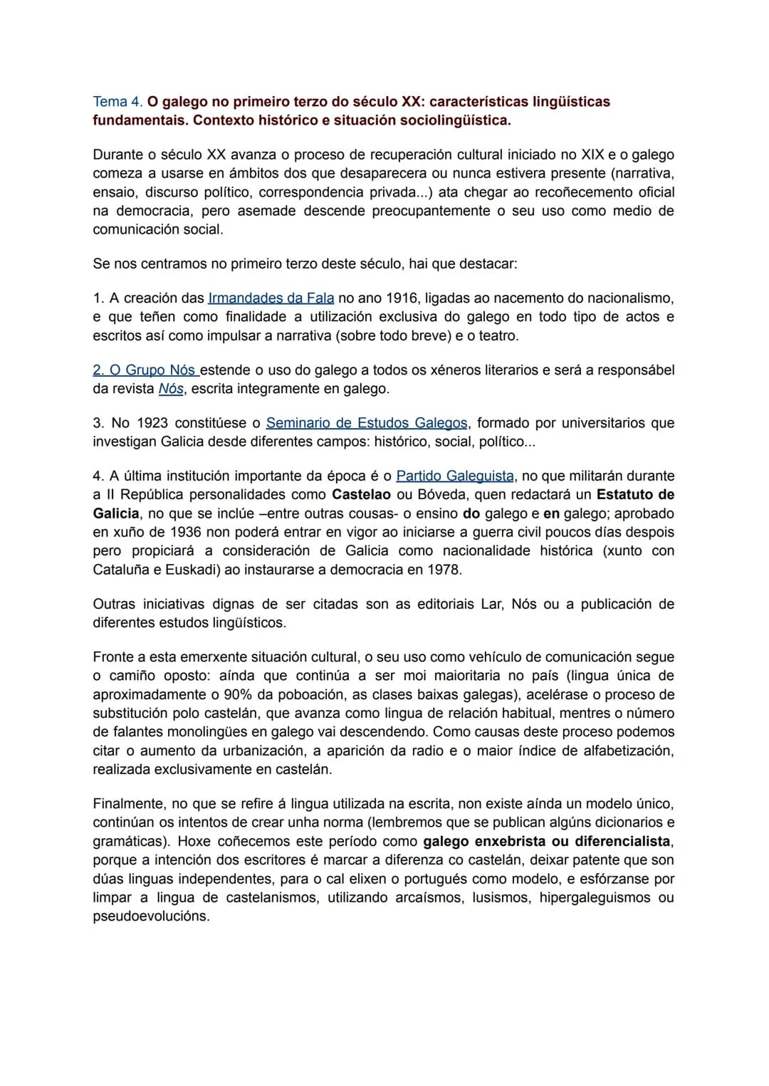 # Tema 1. Estereotipos e prexuízos lingüísticos: a súa repercusión nos usos.
A función esencial dunha lingua é a de servir como medio de co