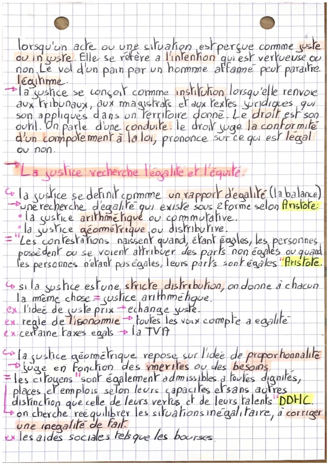 # 1
Philosophie, la justice.
Vocabulaire essenciel pour débuté
le droit est l'ensemble des regles qui organisent la vie
en société, c'est
