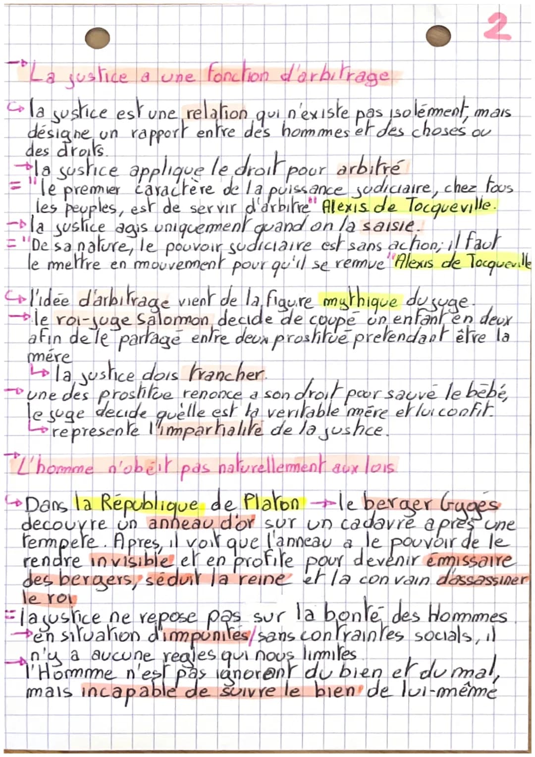 # 1
Philosophie, la justice.
Vocabulaire essenciel pour débuté
le droit est l'ensemble des regles qui organisent la vie
en société, c'est