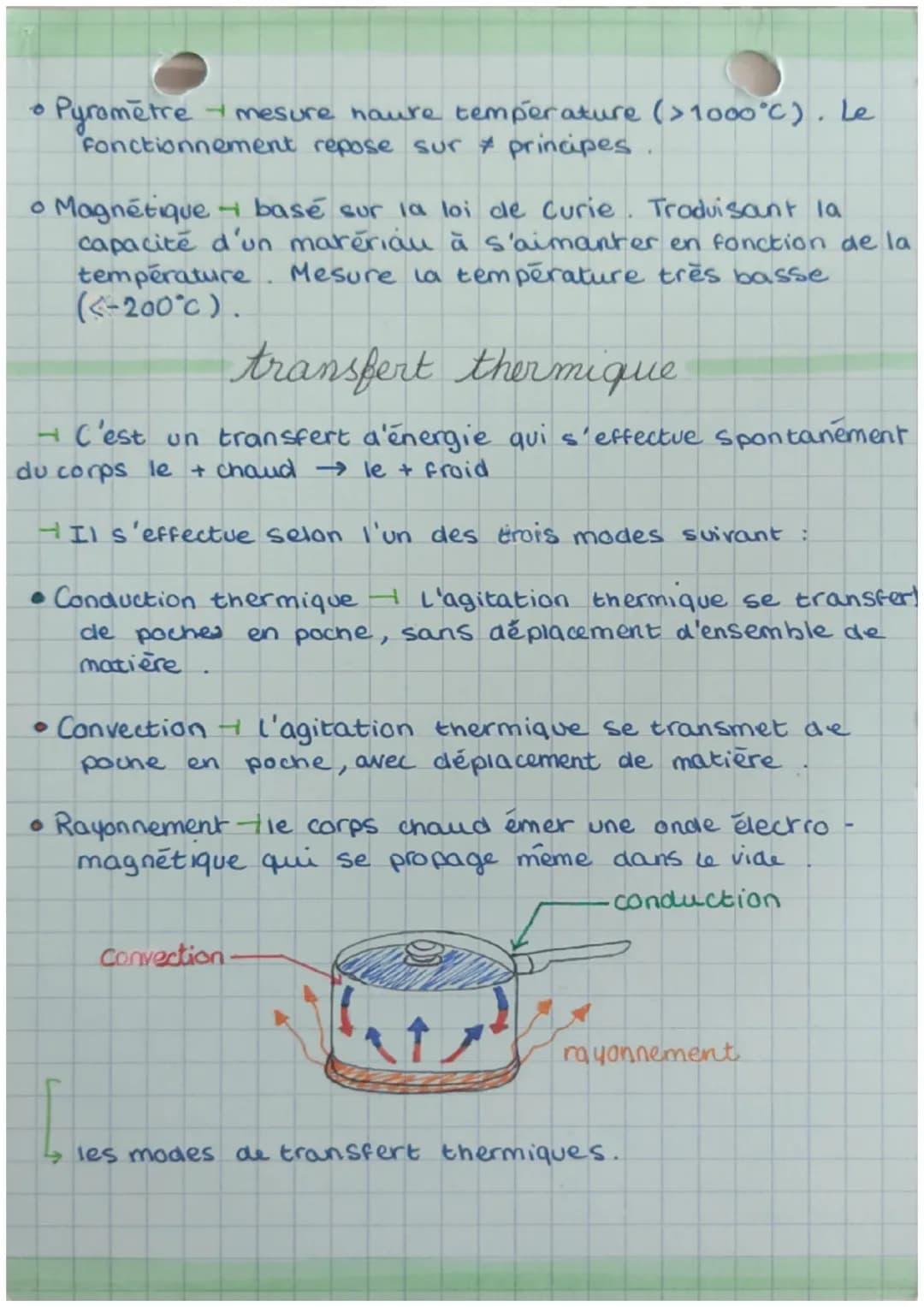 part I
energie interne
chaph
la température
- Système international (SI) → Kelvin
-Unire usuelle degre Celsius
$°C → K : K= °C +273$
$K