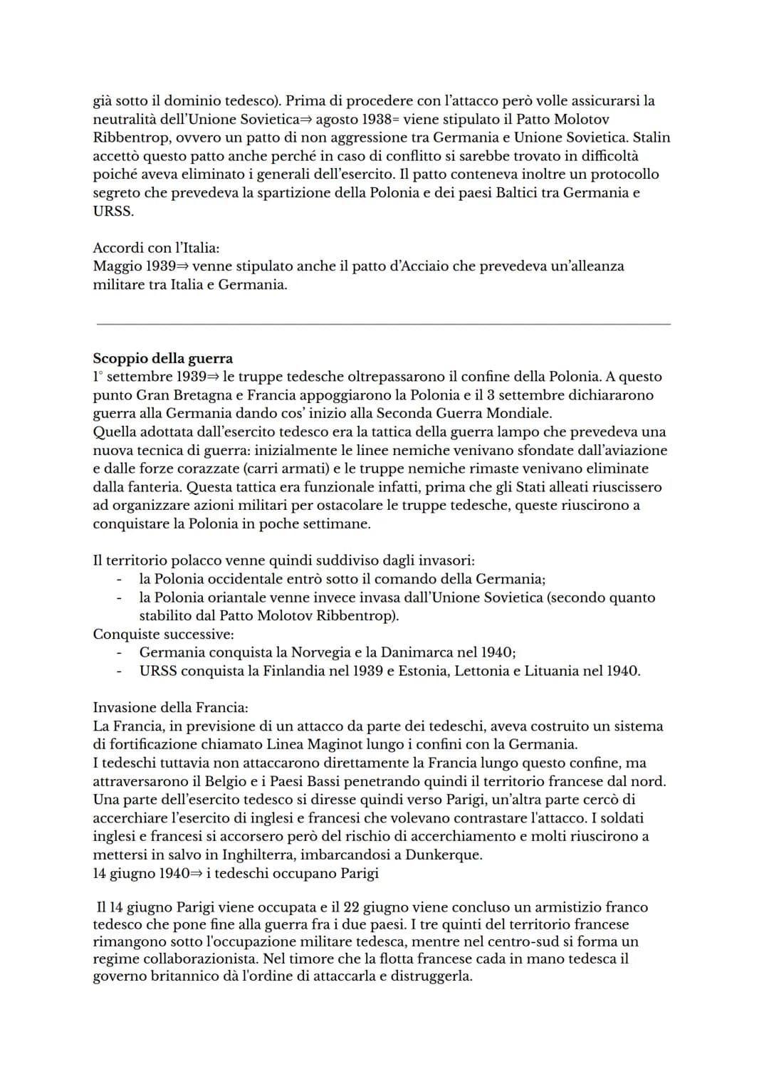 # SECONDA GUERRA MONDIALE
La Germania era caratterizzata da un clima di forte tensione dovuto da diversi fattori tra
cui:
- le dure condizi