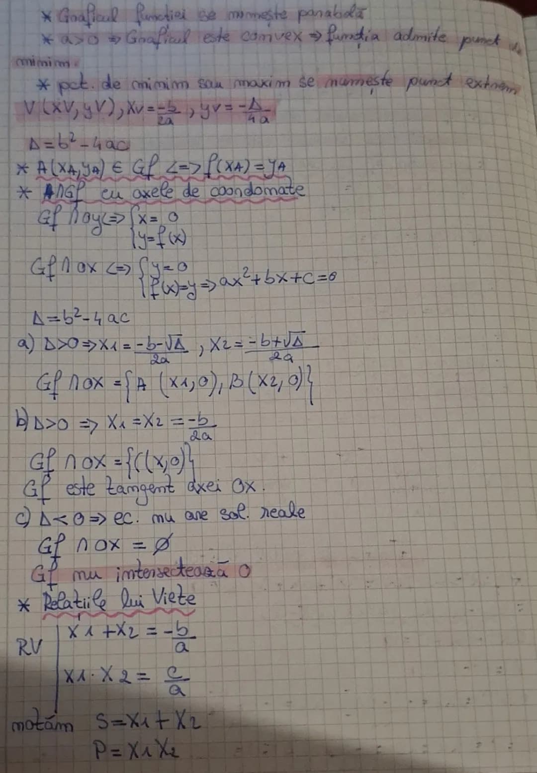 Functia de gradul I
*P:R→R, f(x)=ax+b, a ≠0
* monotonia: a>0 ⇒funcția monotonă crescătoare
a<0 ⇒funcția monotonă descrescătoare
* Gf este o