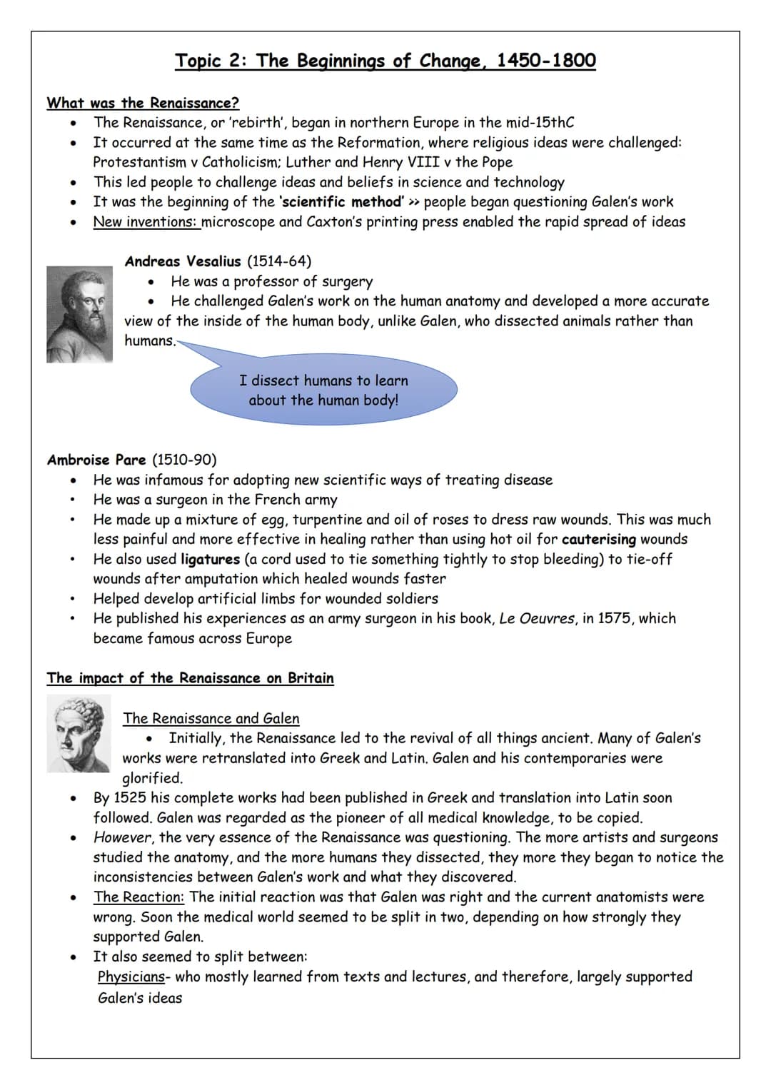 # GCSE History
Britain: Health and the People,
c1000-present day
Paper 2, Section A
EXAM DETAILS
1 hr 45 minutes for Paper 2
Spend 50 mi