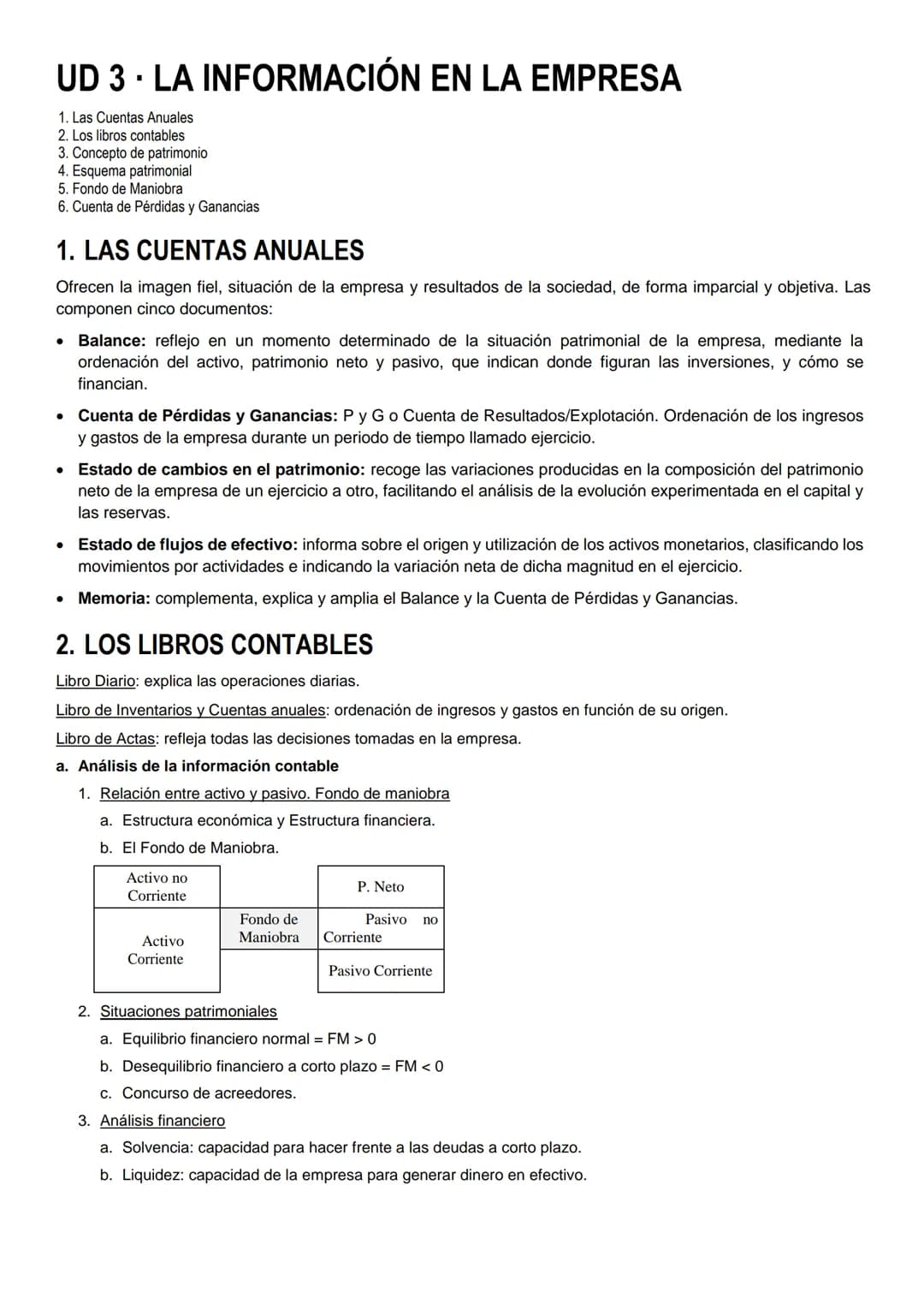 <h2>Unidad 1: Introducción a la Empresa</h2>
<h3>La empresa</h3>
<p>La empresa se define como la unidad básica de producción que tiene la f