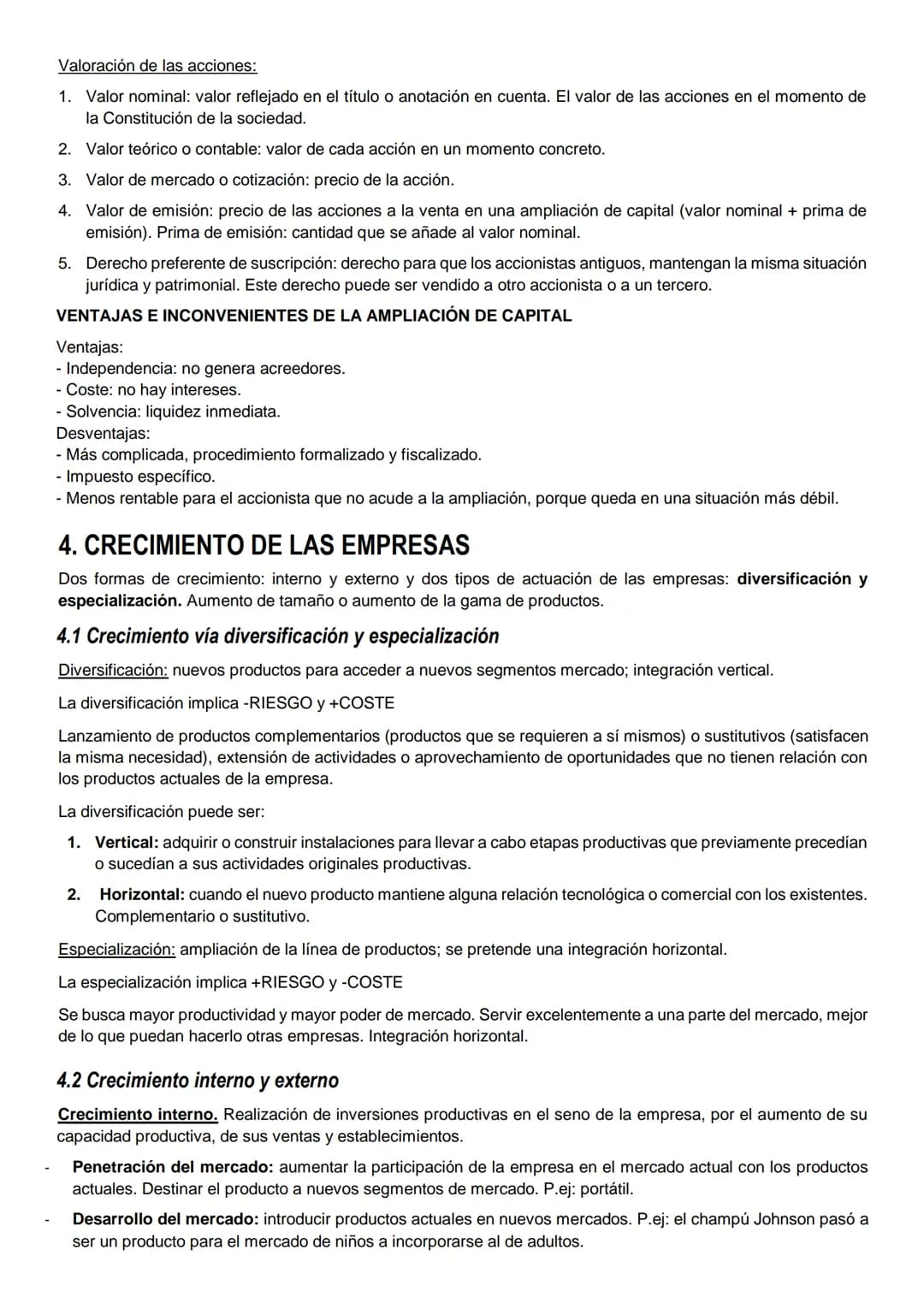 <h2>Unidad 1: Introducción a la Empresa</h2>
<h3>La empresa</h3>
<p>La empresa se define como la unidad básica de producción que tiene la f