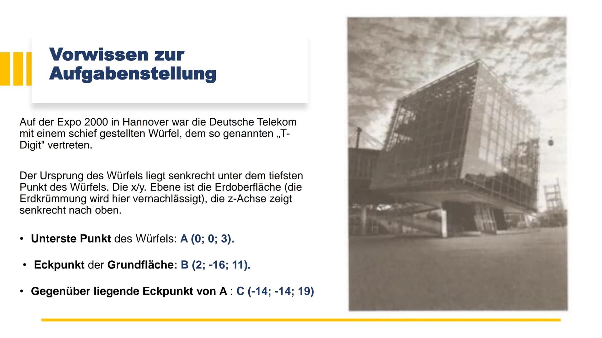 # SKALARPRODUKT
Sasia El Bani
12c
PL - Mathematik # GLIEDERUNG
1. Skalarprodukt
1.1 Skalarprodukt - Definition
1.2 Skalarprodukt - For