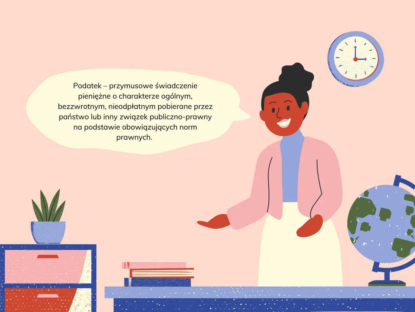 Podatki Podatek - przymusowe świadczenie
pieniężne o charakterze ogólnym,
bezzwrotnym, nieodpłatnym pobierane przez
państwo lub inny związek