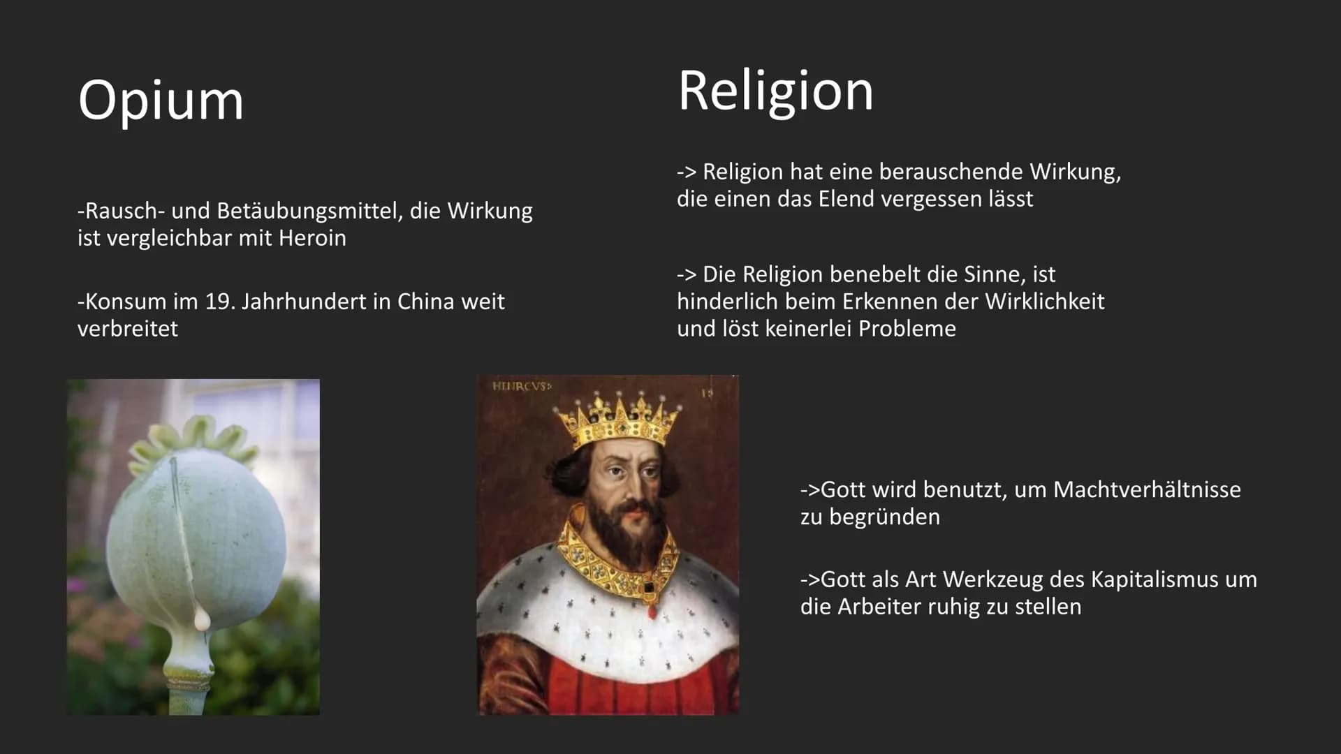 Religion ist
wie Opium
für das Volk
Karl Marx
غ نے نے
Rauchen?
Was hat das
???
Drogen? miteiKarl Marx aks Religionskritiker
Was soll das?
tu