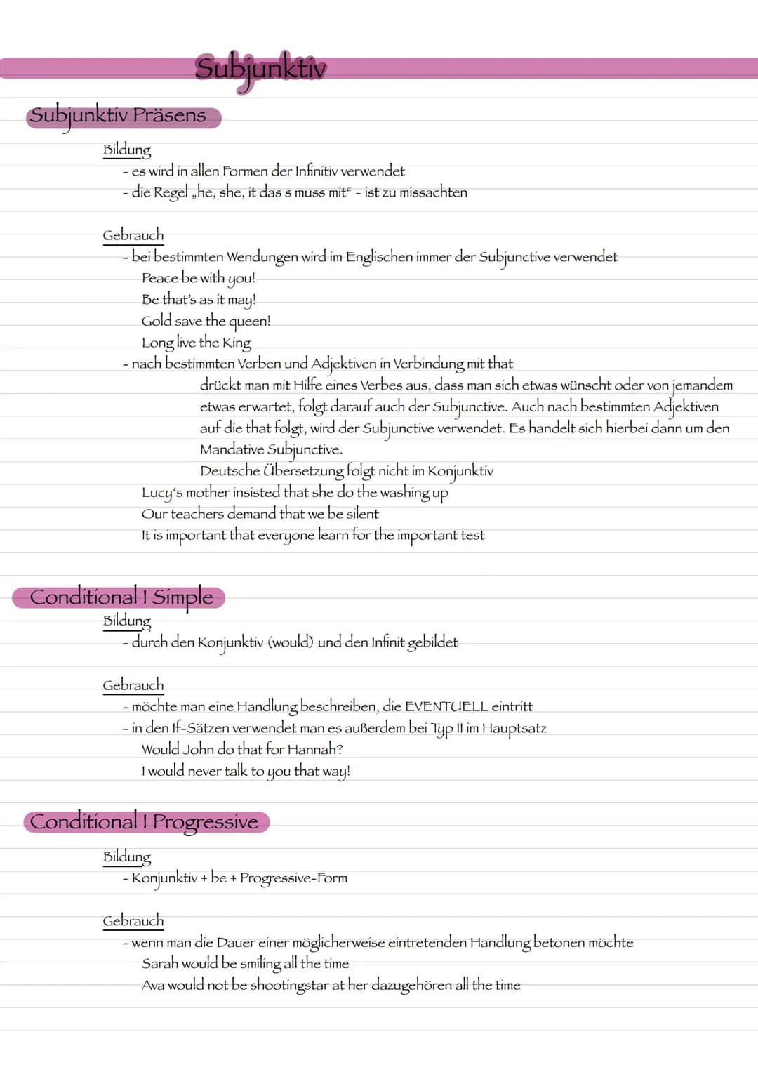 Grammatik # Vergangenheitszeiten
## Present Perfect Progressive
... in bejahten Sätzen
- durch die konjugierte Form von „to have" im pres