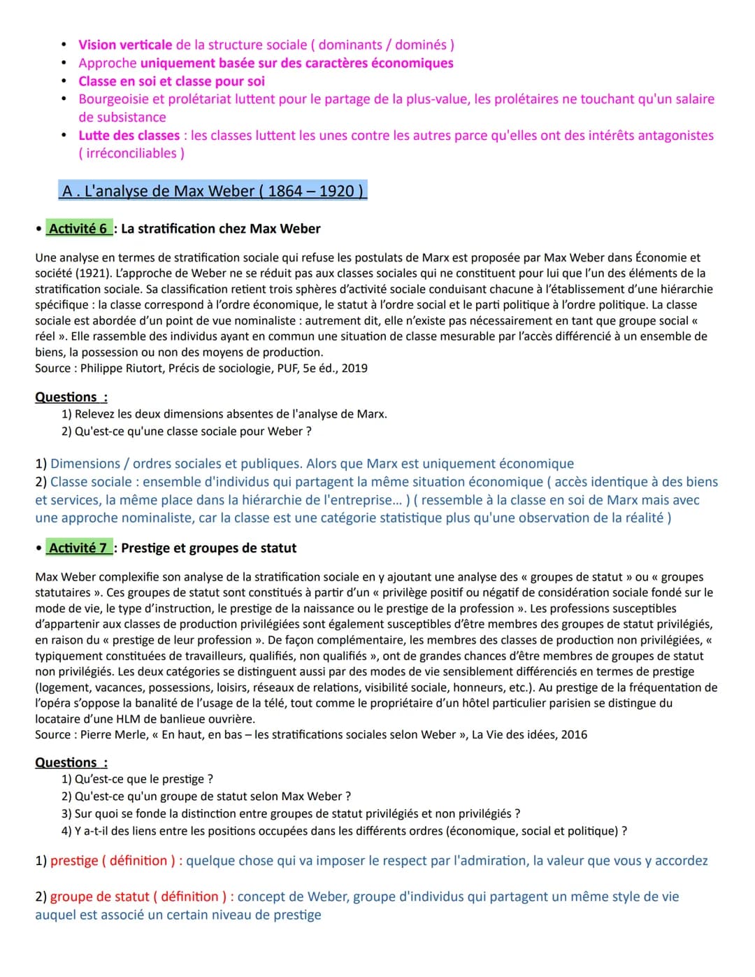 # Chapitre 4 - Comment est structurée la société française actuelle ?
A la fin du chapitre, vous devez être capable de :
- Savoir identifie