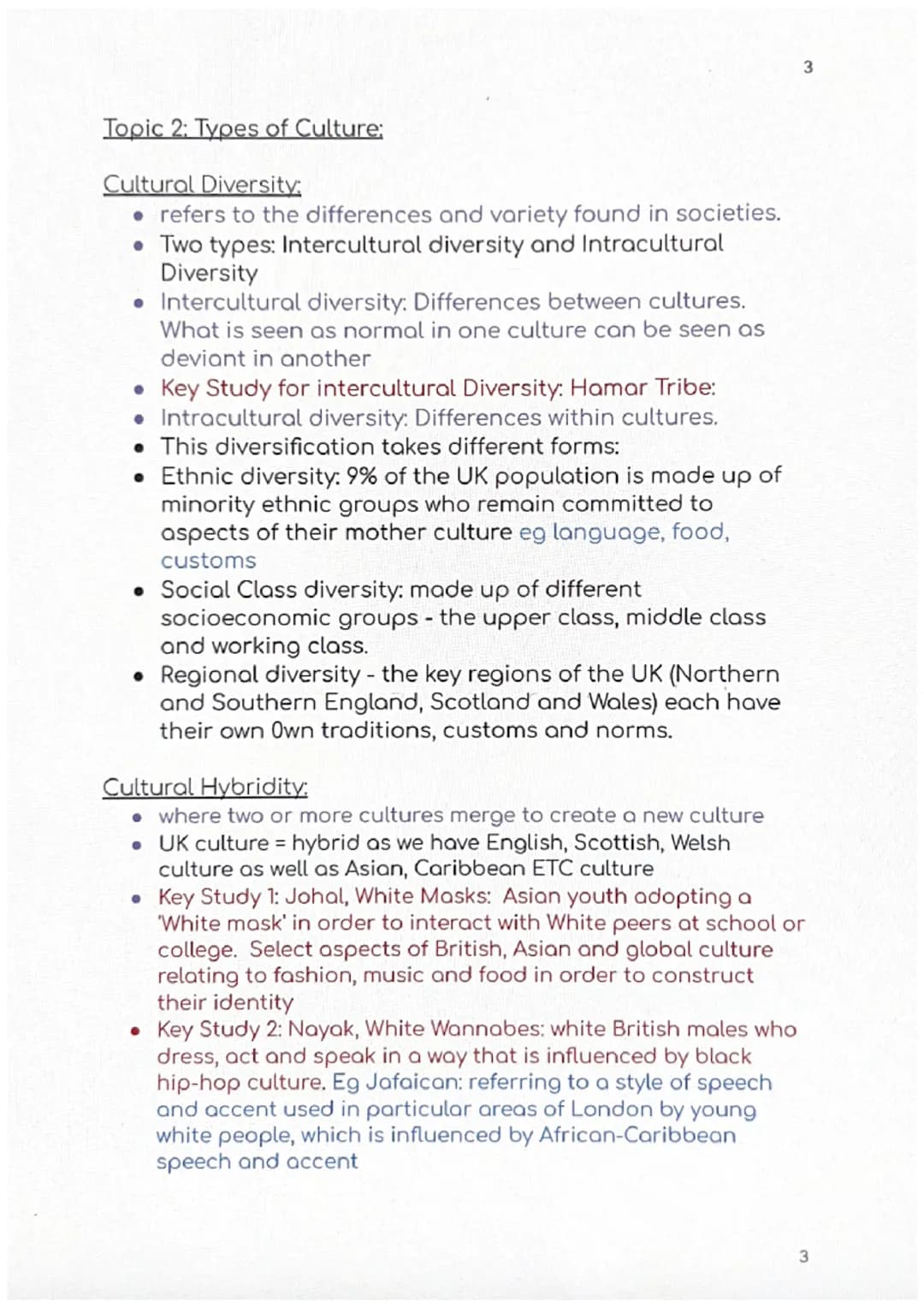 # Socialisation, Culture
and Identity H580/1-
Identity and Family Component 1: Section A: Socialisation, Culture and Identity
Key Concept