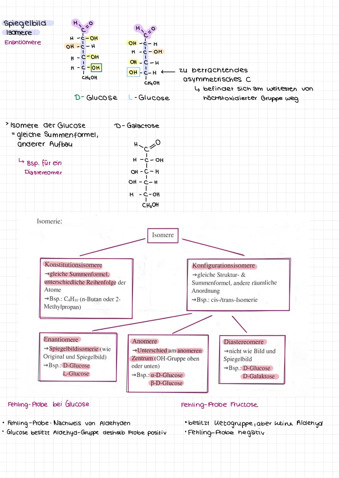 # Kohlenhydrate
- $Cx(H2O)y$
- Einfachzucker = Monosachraride
- Zweifachzucker = Disacchraride
- Mehrfachzucker = Polysacchraride
ore = z