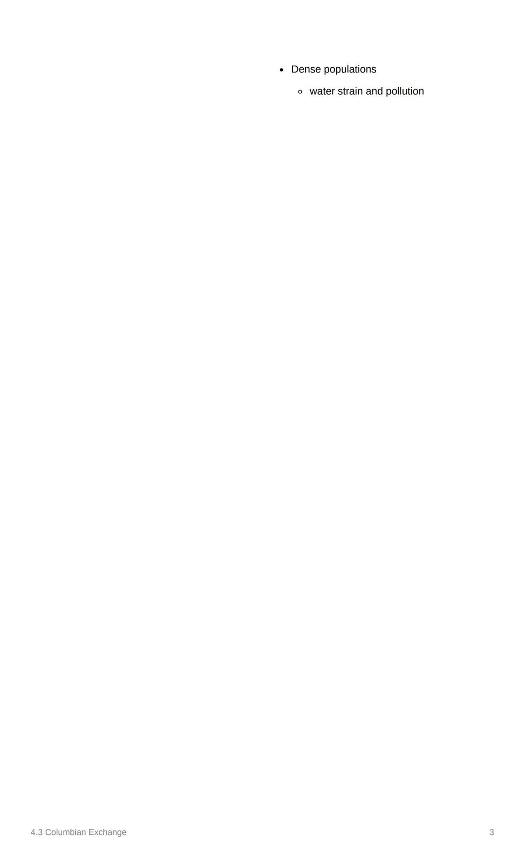 # 4.3 Columbian Exchange
Date
12/4/22
Files & media
Page Numbers 2019-214
Quizlet
time period
1450-1750
EQ: what were the causes of