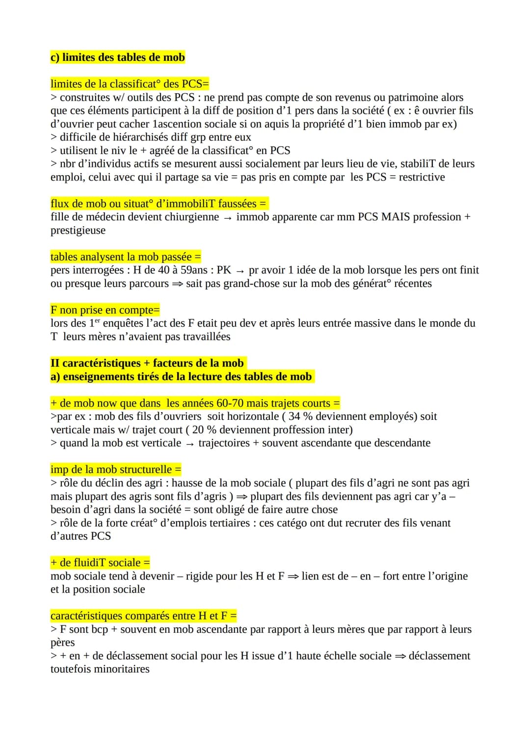 # CHAPITRE 5 SES
LES CARACTERISTIQUES CONTEMPO + FACTEURS DE LA MOBILITE SOCIALE
mob sociale =
>étudie pour les individus la possibiliT de