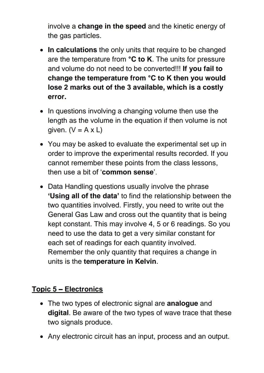 # NAT 5 Exam Preparation Checklist
General Aspects
• Always use the Relationships Sheet to check on your
equations.
• Always use the Data