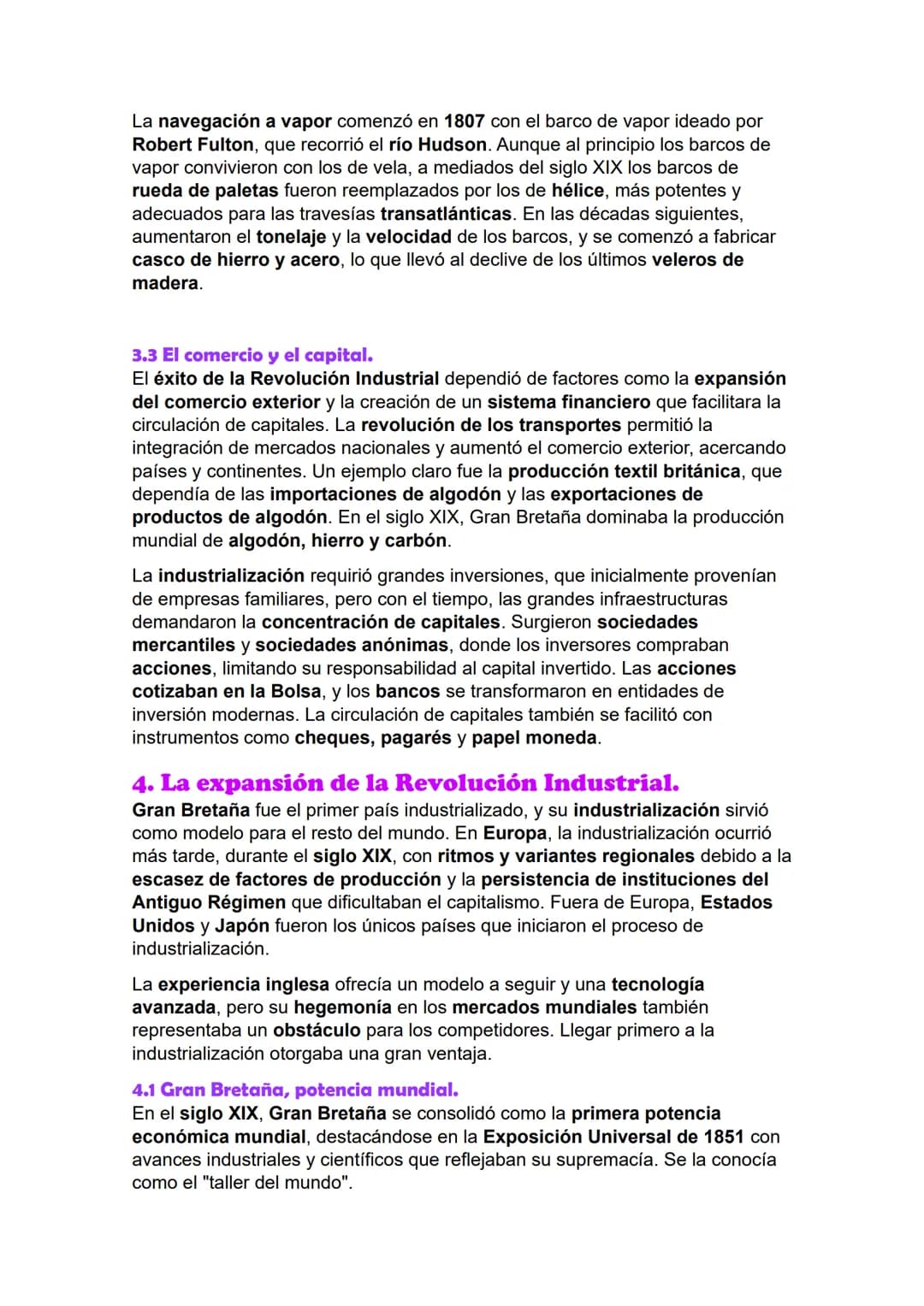 # 3. Primera Revolución Industrial.
Un gran cambio económico y social.
La Revolución Industrial fue un cambio crucial en la historia, come