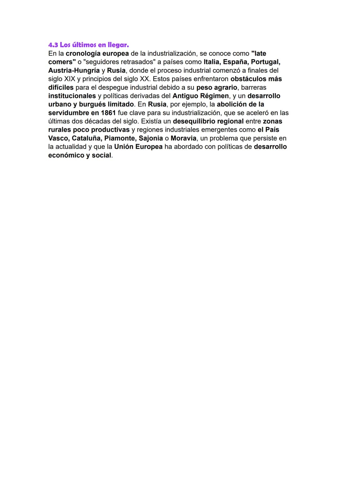 # 3. Primera Revolución Industrial.
Un gran cambio económico y social.
La Revolución Industrial fue un cambio crucial en la historia, come