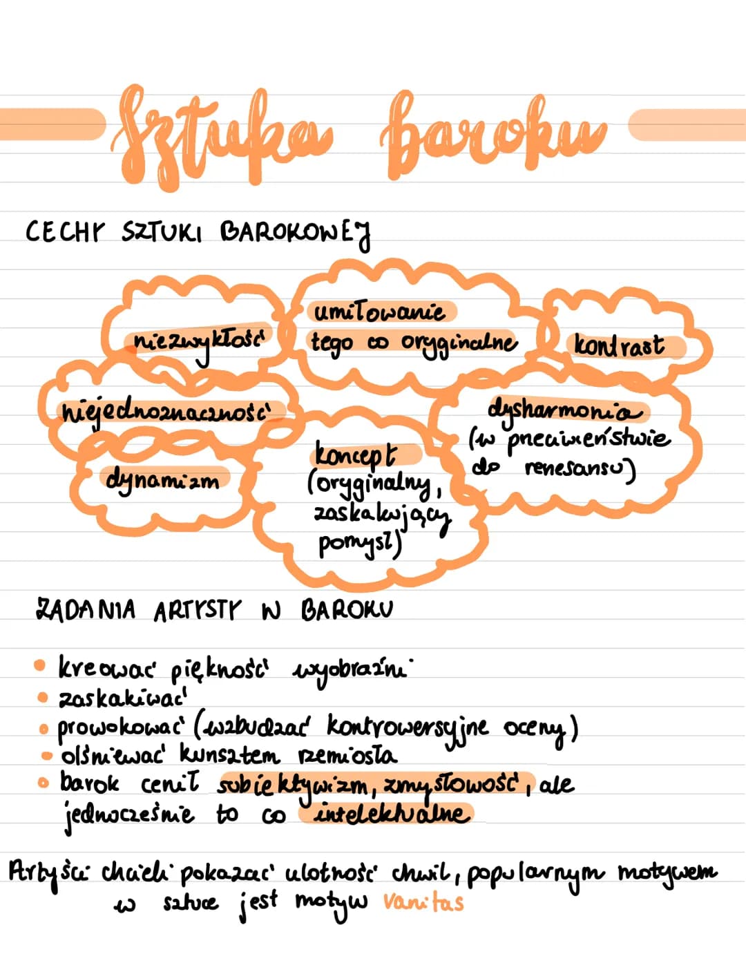 # Wstęp do baroku
BAROK Świat wewnętanylı spreczności
# Kontrasty
- bujny rozwój sztuki
odkrycia
GALILE USZ
- skonstruował
teleskop
HOLEN