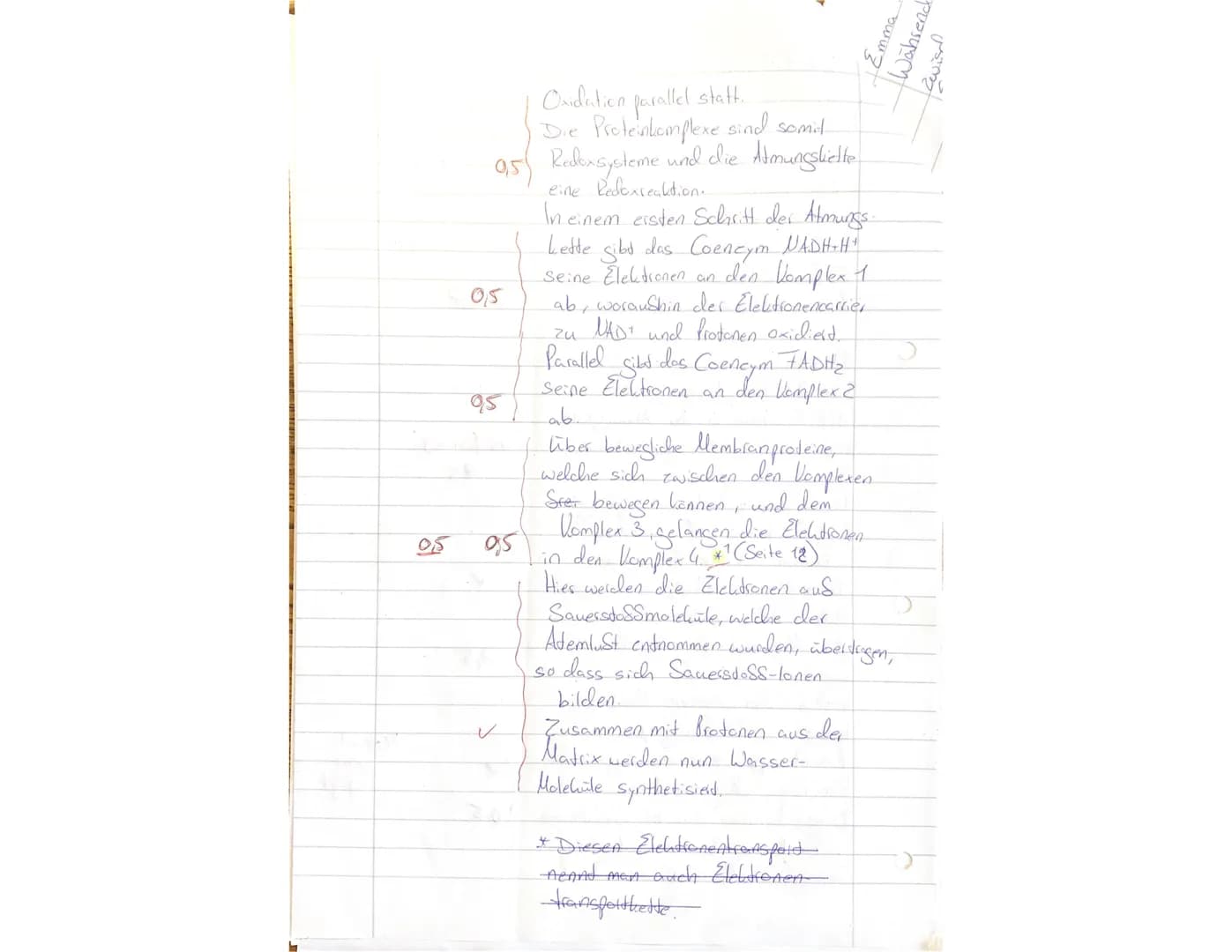 Biologieklausur Stoffwechselphysiologie
gA QP1
2stündig
03.12.21
Btm
NAME:
Emma Sclubmacher
1
Lesen Sie sich zuerst die Aufgaben in Ruhe dur