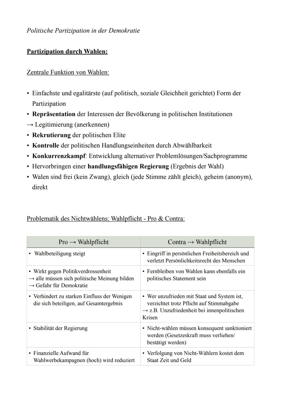 # PoWi LK - Abitur 2022
Lernzettel
12.1.: Politische Partizipation zwischen Anspruch und Wirklichkeit
*Der politische Prozess*
Dimensione