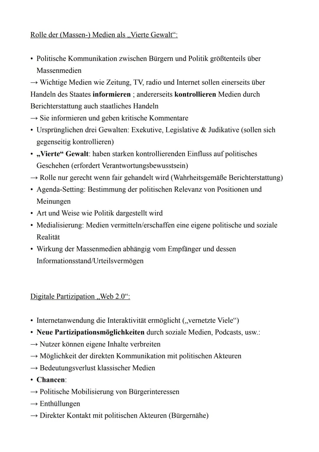 # PoWi LK - Abitur 2022
Lernzettel
12.1.: Politische Partizipation zwischen Anspruch und Wirklichkeit
*Der politische Prozess*
Dimensione