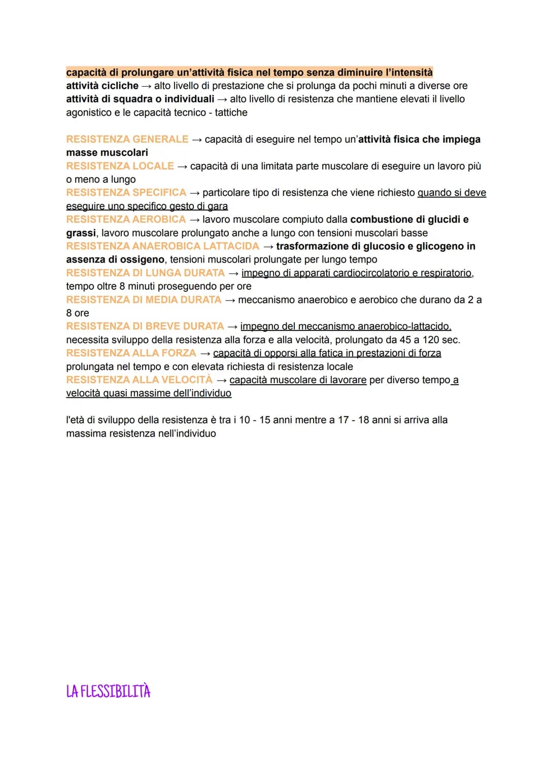 # LE CAPACITÀ CONDIZIONALI
livello di capacità raggiunto dall'organismo di un soggetto
BUONA CONDIZIONE FISICA
quando è possibile prolunga