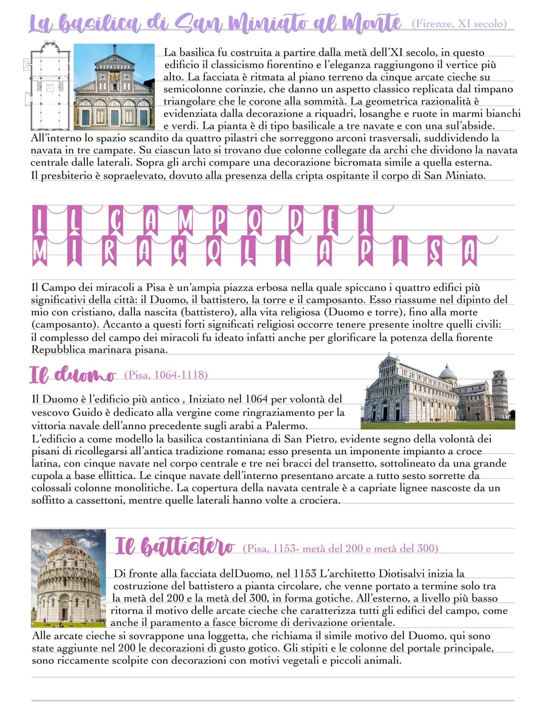 # ARCHITETTURA
L'arte romanica è la fase dell'arte medievale europea prevalentemente religiosa ispirata anche a scene
di vita quotidiana, c