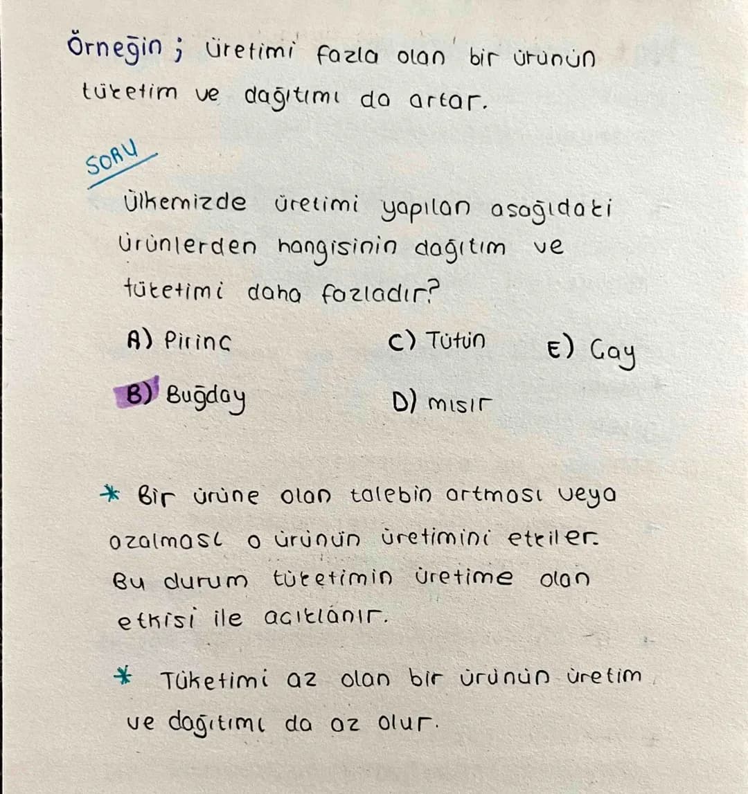# Üretim - Dağıtım - Tüketim
Üretim, tüketim ve dağıtım faaliyetleri
ekonominin temeleni olusturur.
Üretim: Tarımsal, sanayi, teknolojik
f