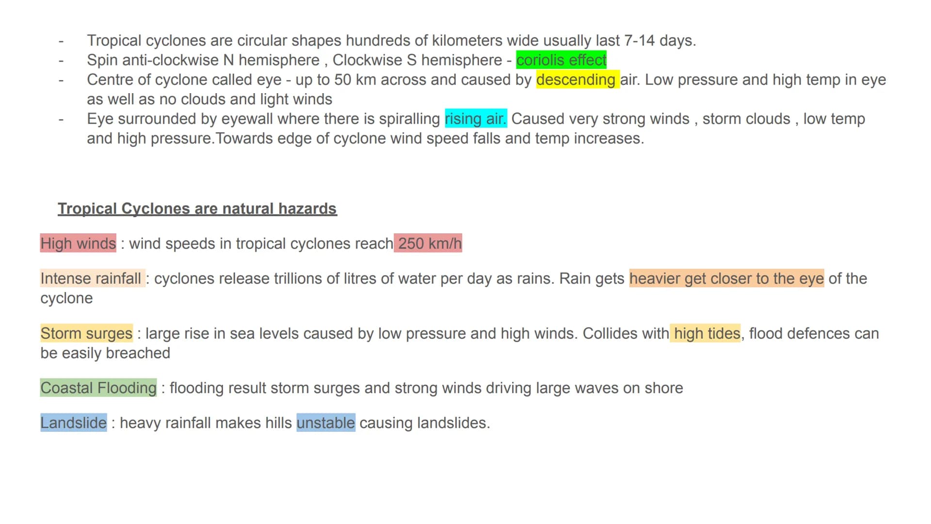 # Weather and climate notes Sun heats earth unevenly. Difference in temp causes difference in pressure
Wind blows area of High pressure to A