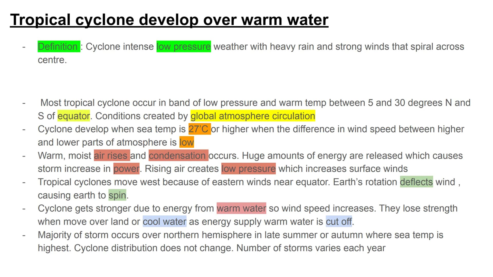 # Weather and climate notes Sun heats earth unevenly. Difference in temp causes difference in pressure
Wind blows area of High pressure to A
