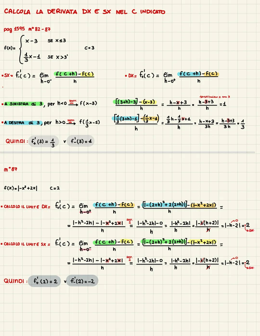 # DERIVATE
Date:
- O una FUNZIONE qualunque
- O TANGENTE in un punto
DERIVATA
IN XPQ
P
RAPPORTO INCREMENTALE
Relativo al punto xo e all