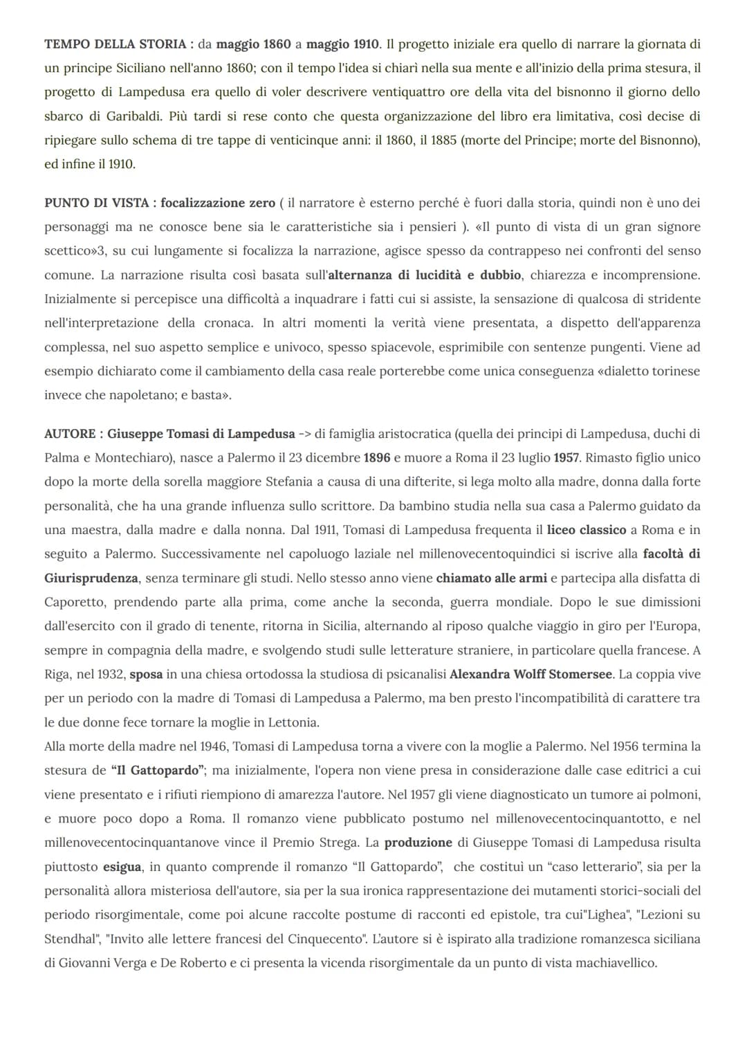 # Il Gattopardo" di Giuseppe Tomasi di Lampedusa
TOMASI DI LAMPEDUSA
Il Gattopardo
TITOLO: Il titolo si riferisce allo stemma del casato d
