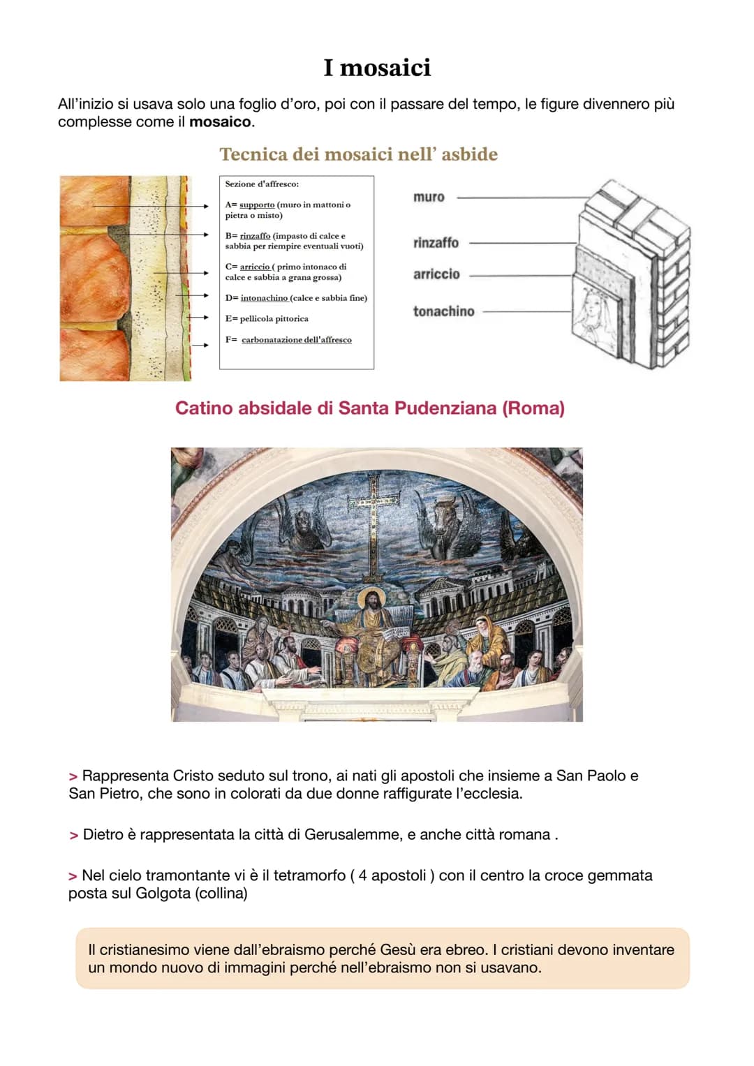 # L'arte paleocristiana
L'arte che si è sviluppata nei primi secoli del cristianesimo (tra il Il e il VI secolo d.C.),
sul territorio dell'