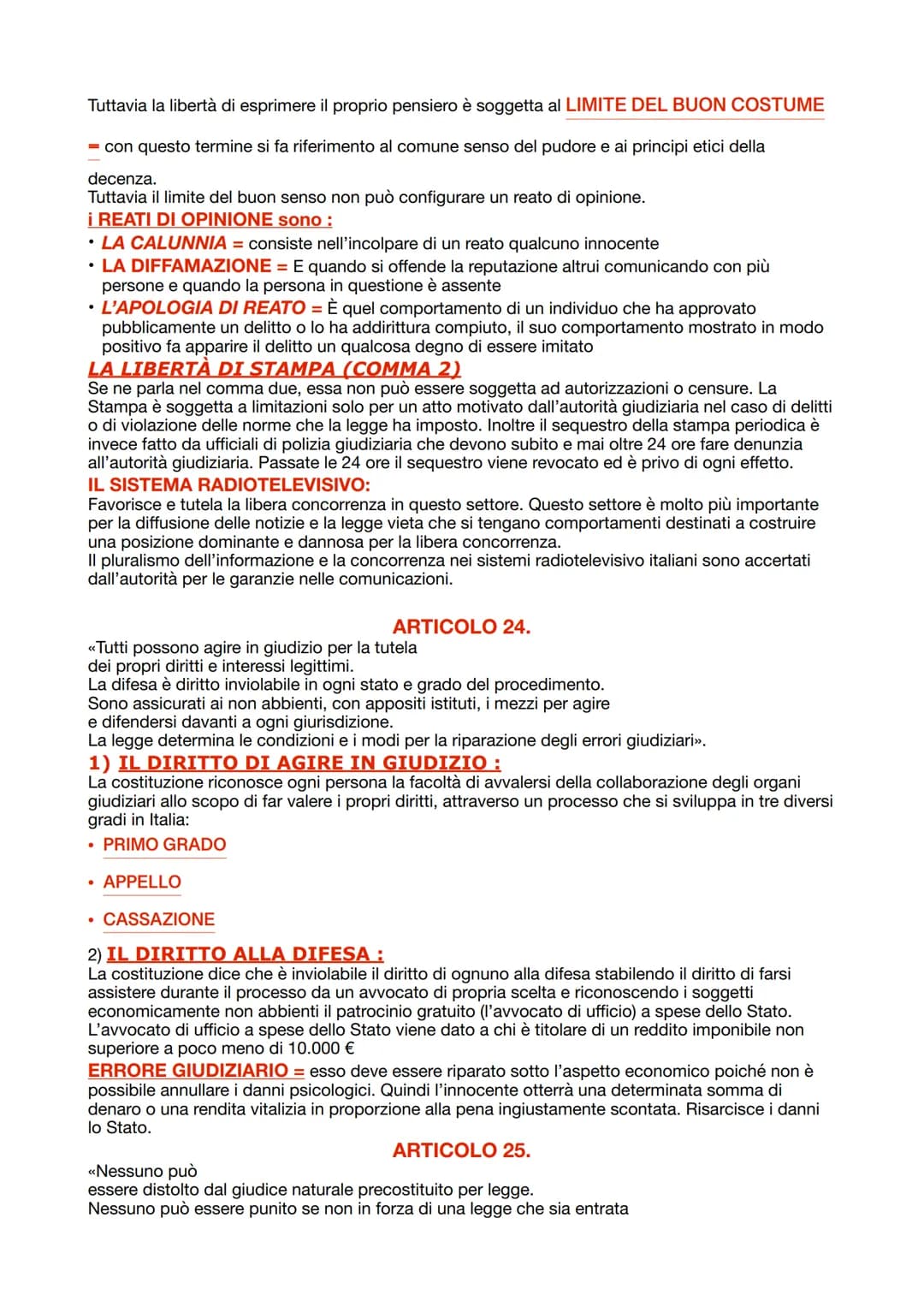 # DIRITTO
# LA COSTITUZIONE ITALIANA
La costituzione italiana è la legge fondamentale dello Stato. Essa fu pronta nell'arco di un anno e
me
