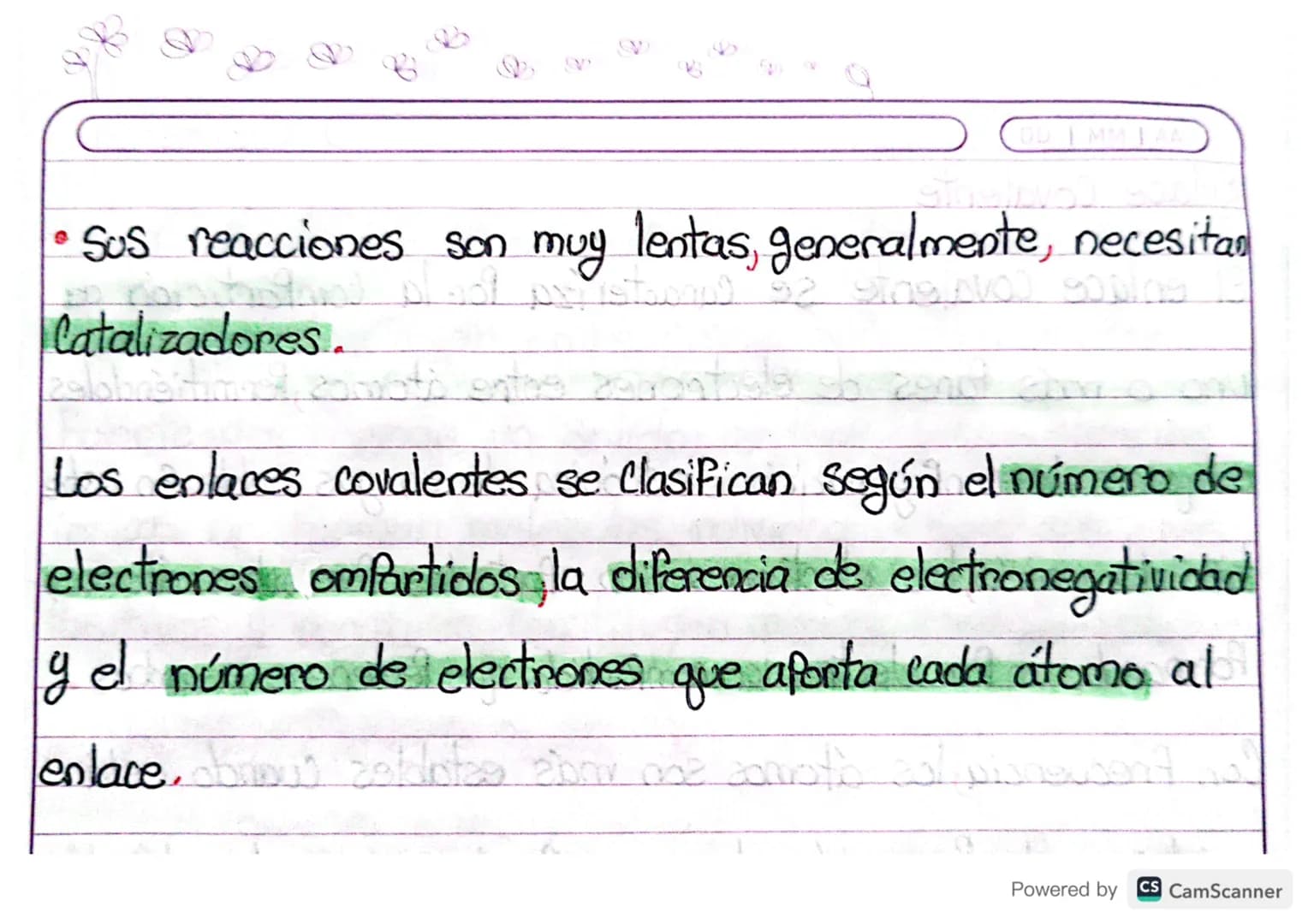 # Enlace Covalente
- El enlace covalente se caracteríza Por la Compartición de
uno o más Pares de electrones entre átomos, Permitiéndoles
■