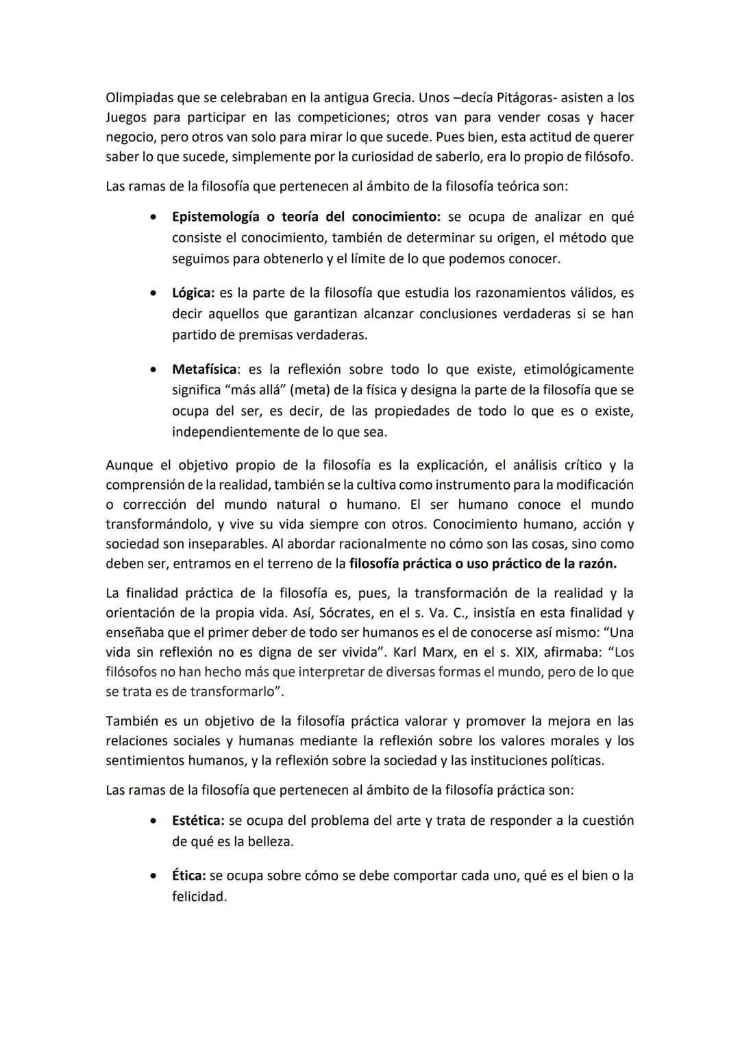 # TEMA 1: NACIMIENTO, HISTORIA, SENTIDO Y NECESIDAD DE LA FILOSOFÍA
1. INTRODUCCIÓN
El ser humano desde que existe, vive en un mundo ya da