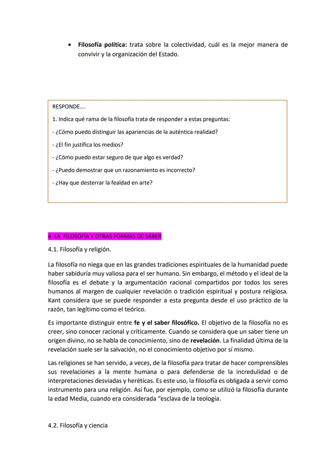 # TEMA 1: NACIMIENTO, HISTORIA, SENTIDO Y NECESIDAD DE LA FILOSOFÍA
1. INTRODUCCIÓN
El ser humano desde que existe, vive en un mundo ya da