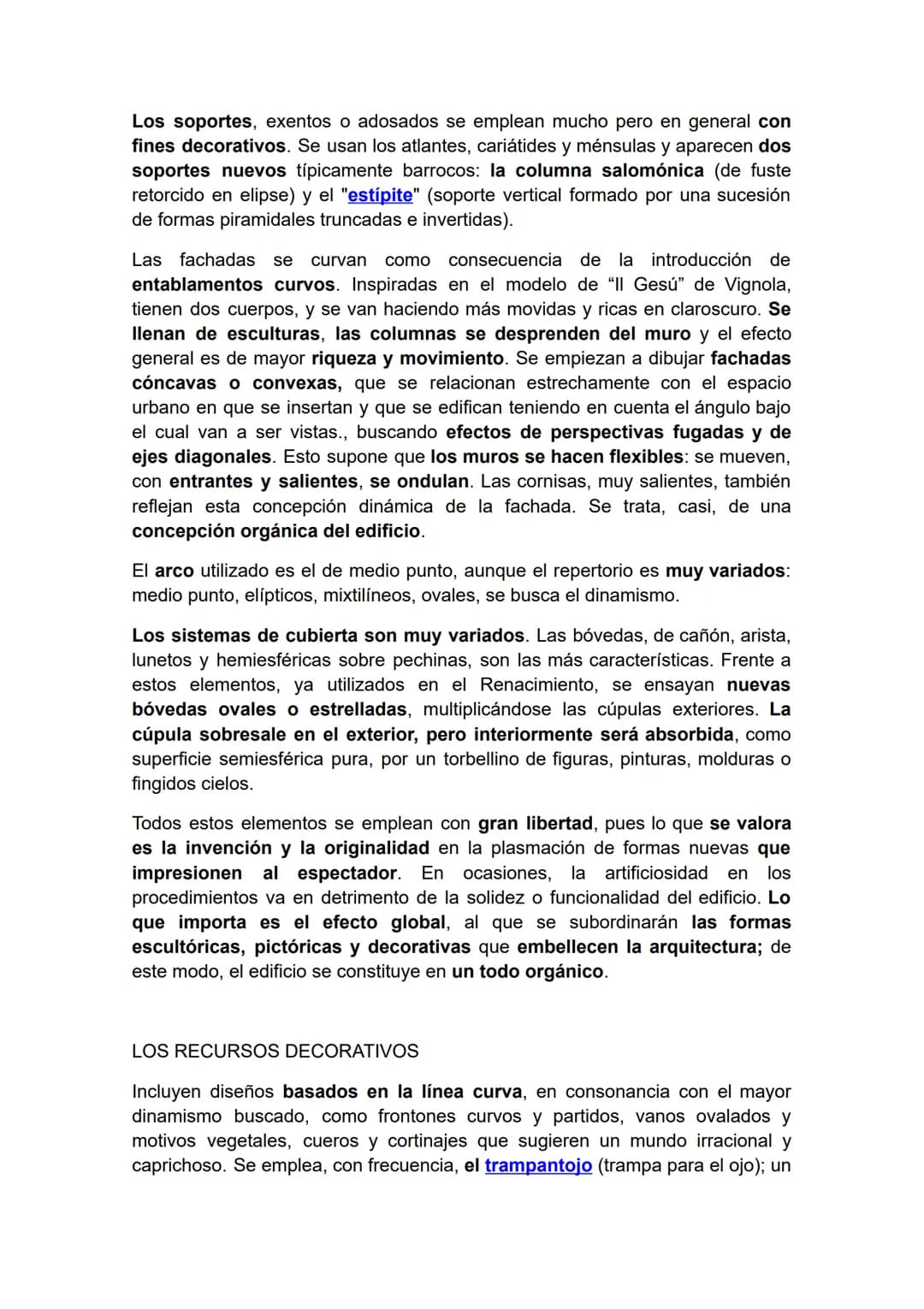 BARROCO # CONTEXTO HISTÓRICO
El término "barroco" fue usado con un sentido despectivo, para subrayar
el exceso de énfasis y abundancia de o