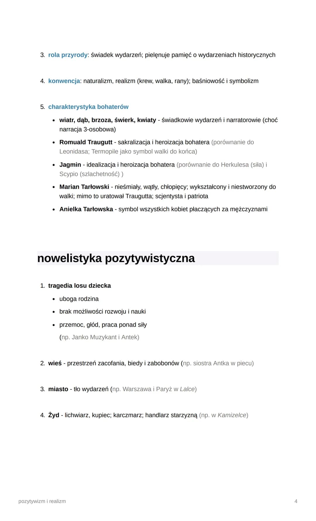 # pozytywizm i realizm
pojęcia
scjentyzm - przekonanie, że do wiedzy o świecie prowadzi tylko wiedza i nauka (Henry
Thomas Buckle).
utyli