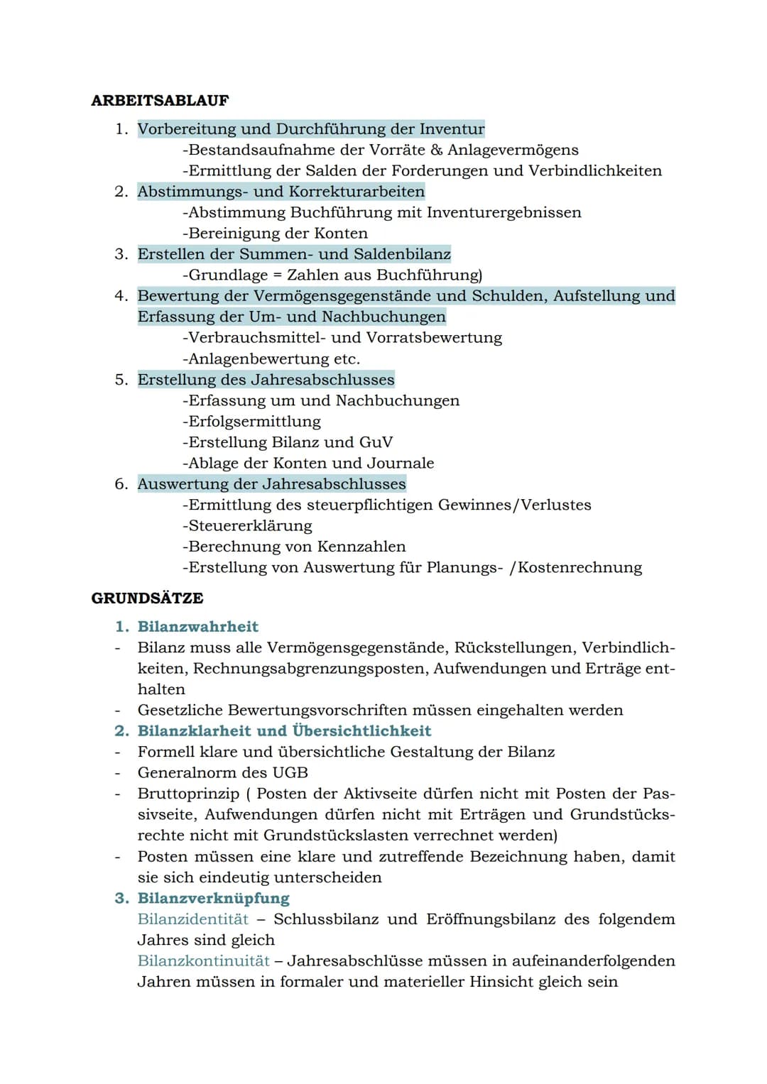 # Der Jahresabschluss
GRUNDLAGEN
Unter der Aufstellung des Jahresabschlusses versteht man die Gesamtheit
der Tätigkeiten, die unter Beacht