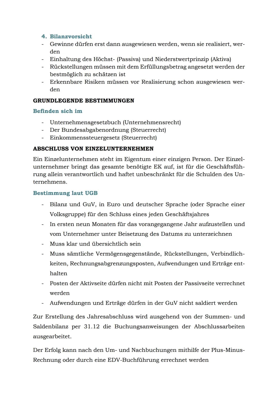 # Der Jahresabschluss
GRUNDLAGEN
Unter der Aufstellung des Jahresabschlusses versteht man die Gesamtheit
der Tätigkeiten, die unter Beacht